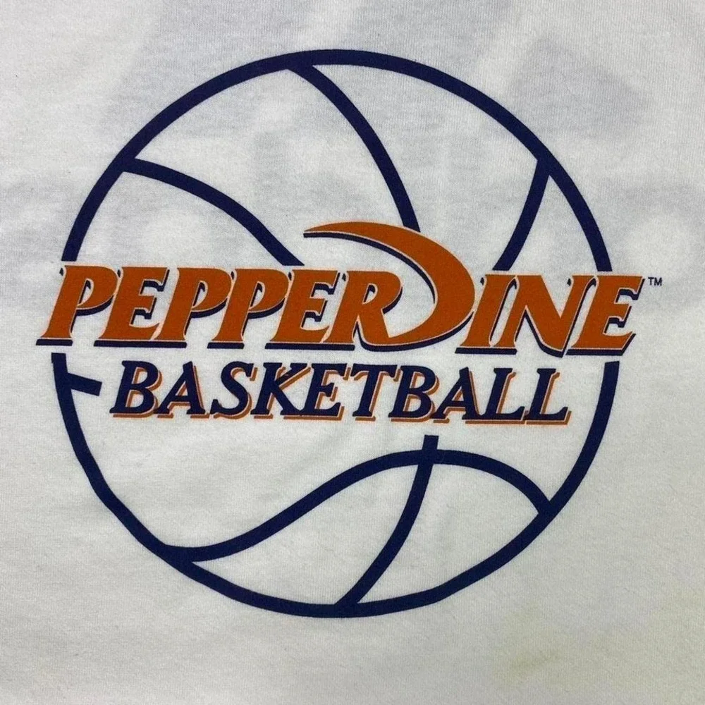 Vintage Pepperdine Waves college basketball adidas shirt 2XL